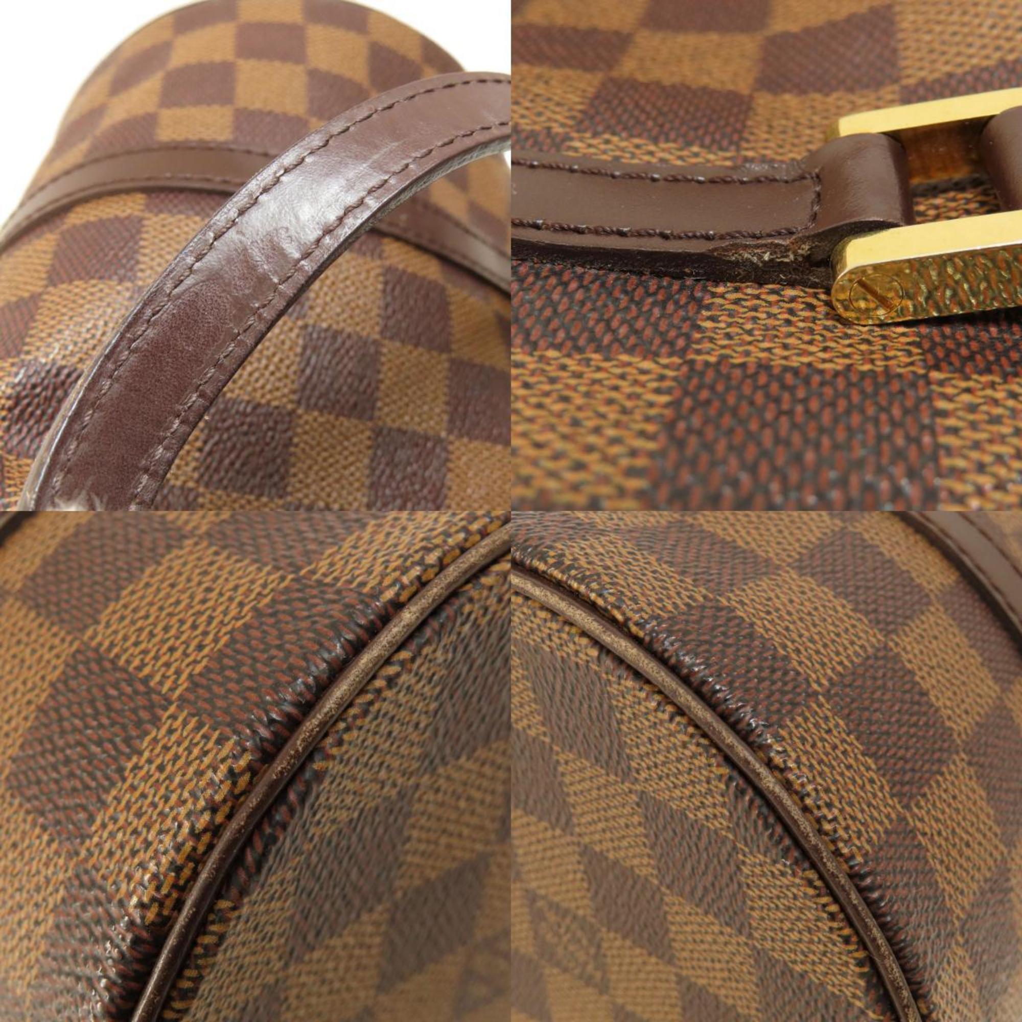 Louis Vuitton N51304 Papillon 26 Damier Ebene Handbag Canvas Women's