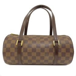 Louis Vuitton N51304 Papillon PM Damier Ebene Handbag Canvas Women's