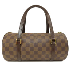 Louis Vuitton N51304 Papillon PM Damier Ebene Handbag Canvas Women's