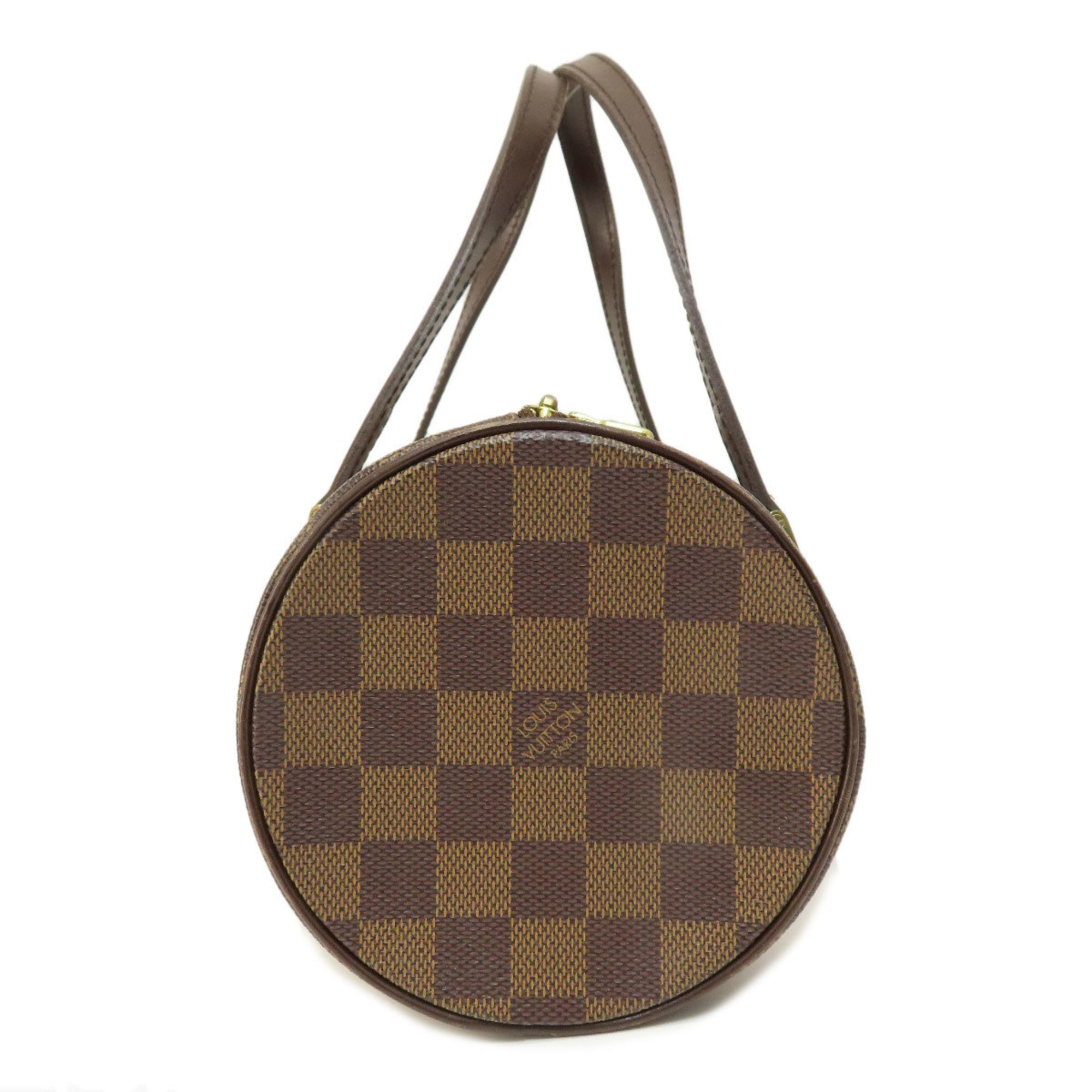 Louis Vuitton N51304 Papillon PM Damier Ebene Handbag Canvas Women's