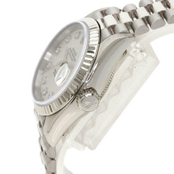 Rolex 79179G Datejust 10P Diamond Watch K18 White Gold K18WG Ladies