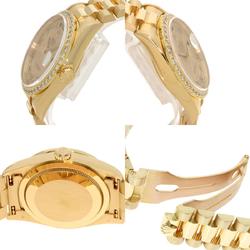 Rolex 18348 Day-Date Milliard Diamond Watch K18 Yellow Gold K18YG Men's