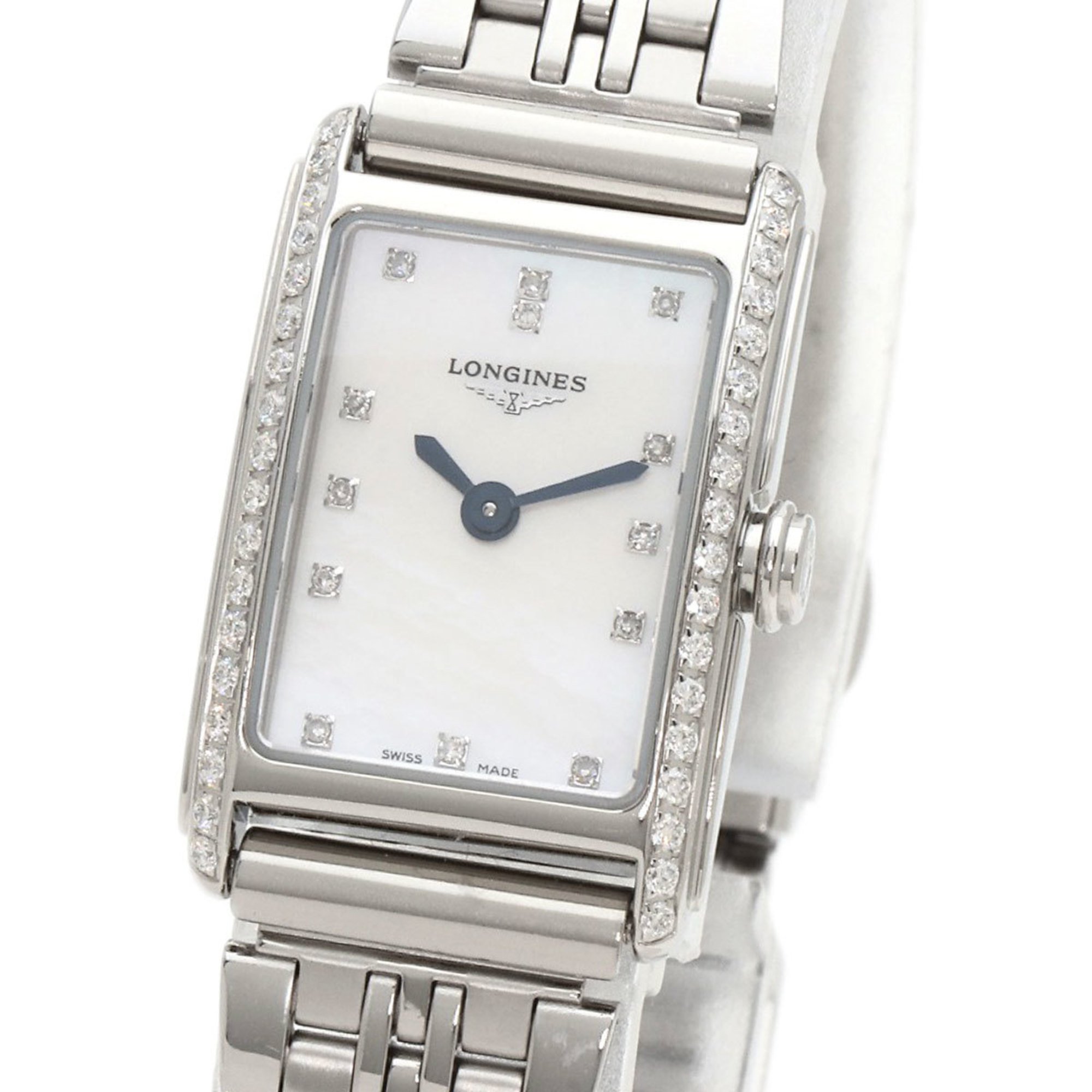 Longines L5.258.0 Dolce Vita Diamond Watch Stainless Steel SS Ladies