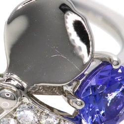 Tiffany Paper Flower Tanzanite Diamond Ring, Platinum PT950, Women's