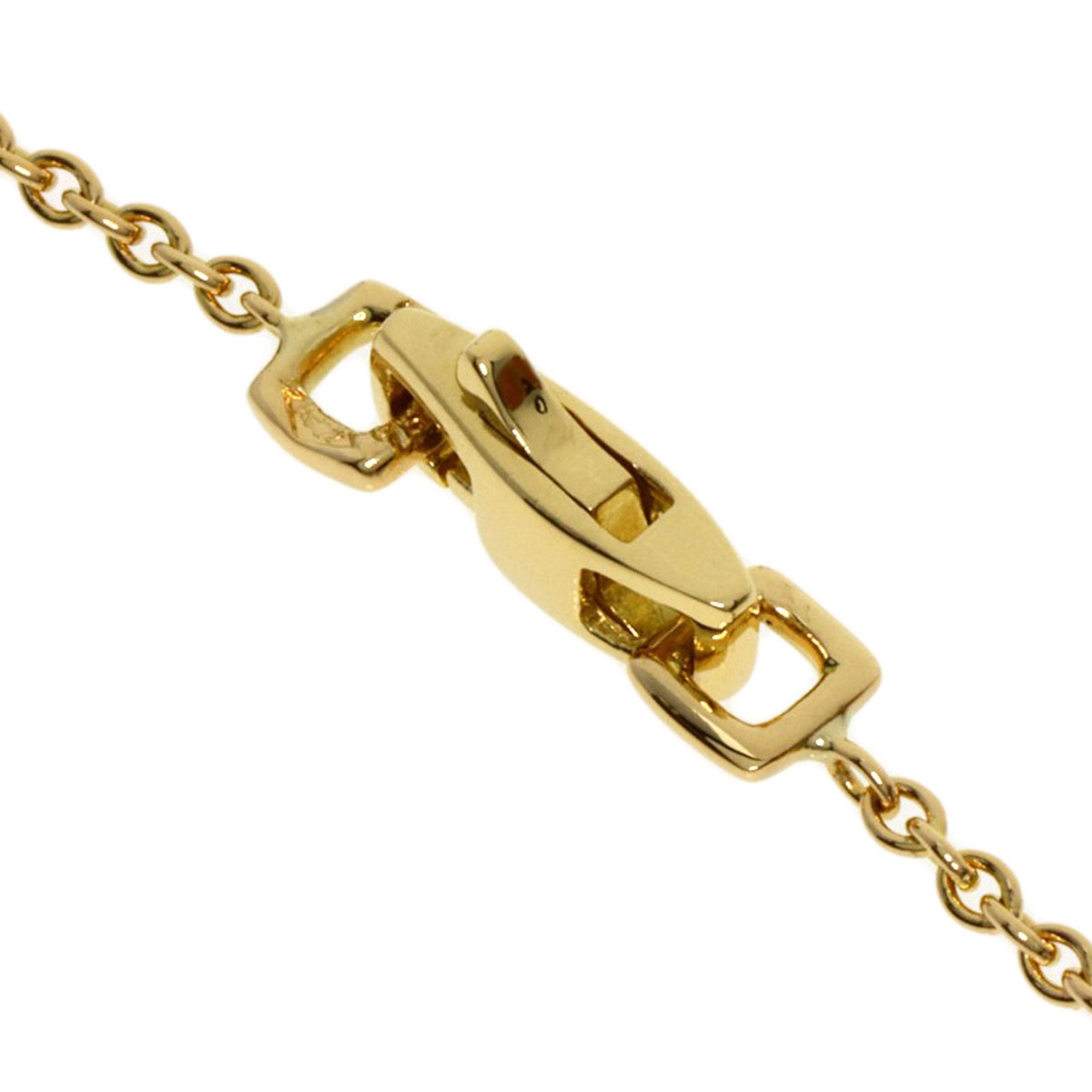 Louis Vuitton Pendant Empreinte Diamond Necklace K18 Yellow Gold Women's