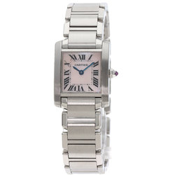 Cartier W51028Q3 Tank Francaise SM Watch Stainless Steel SS Ladies