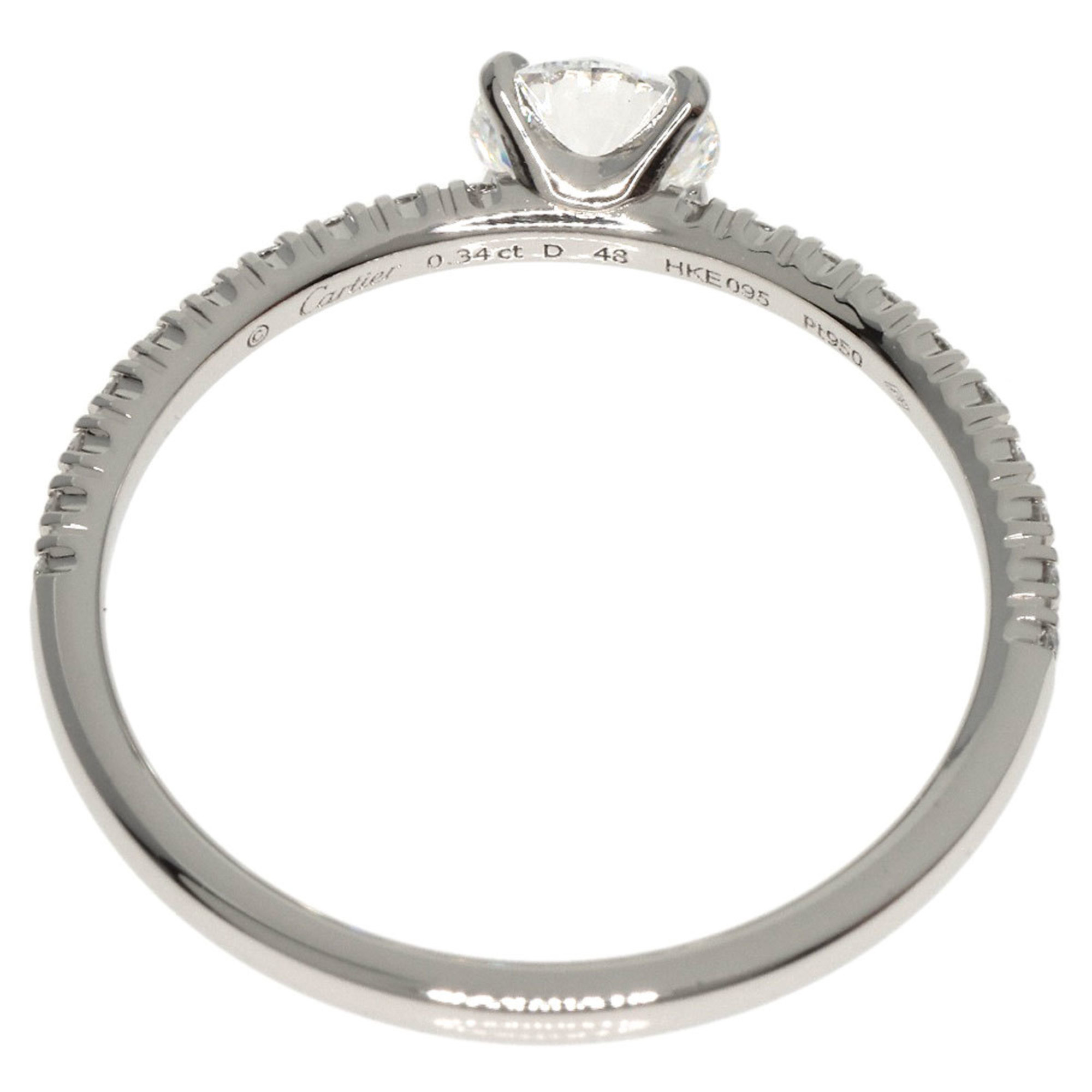 Cartier Etincel Diamond #48 Ring, Platinum PT950, Women's