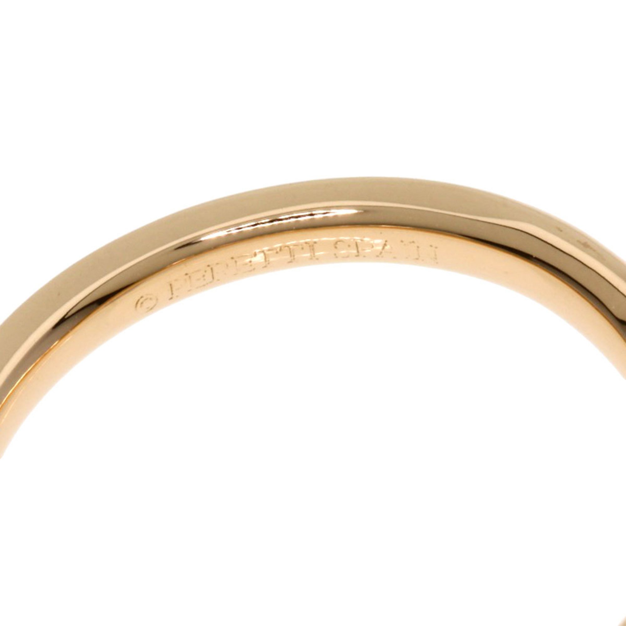 Tiffany Curved Band Diamond Ring, 18K Pink Gold, Women's