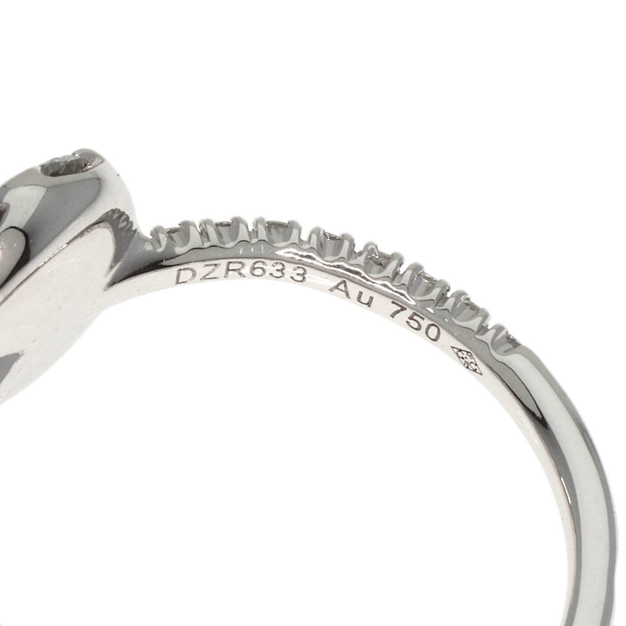 Cartier Etincel de Diamond #46 Ring, K18 White Gold, Women's