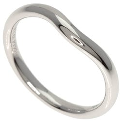 Tiffany Curved Band Ring, Platinum PT950, Women's