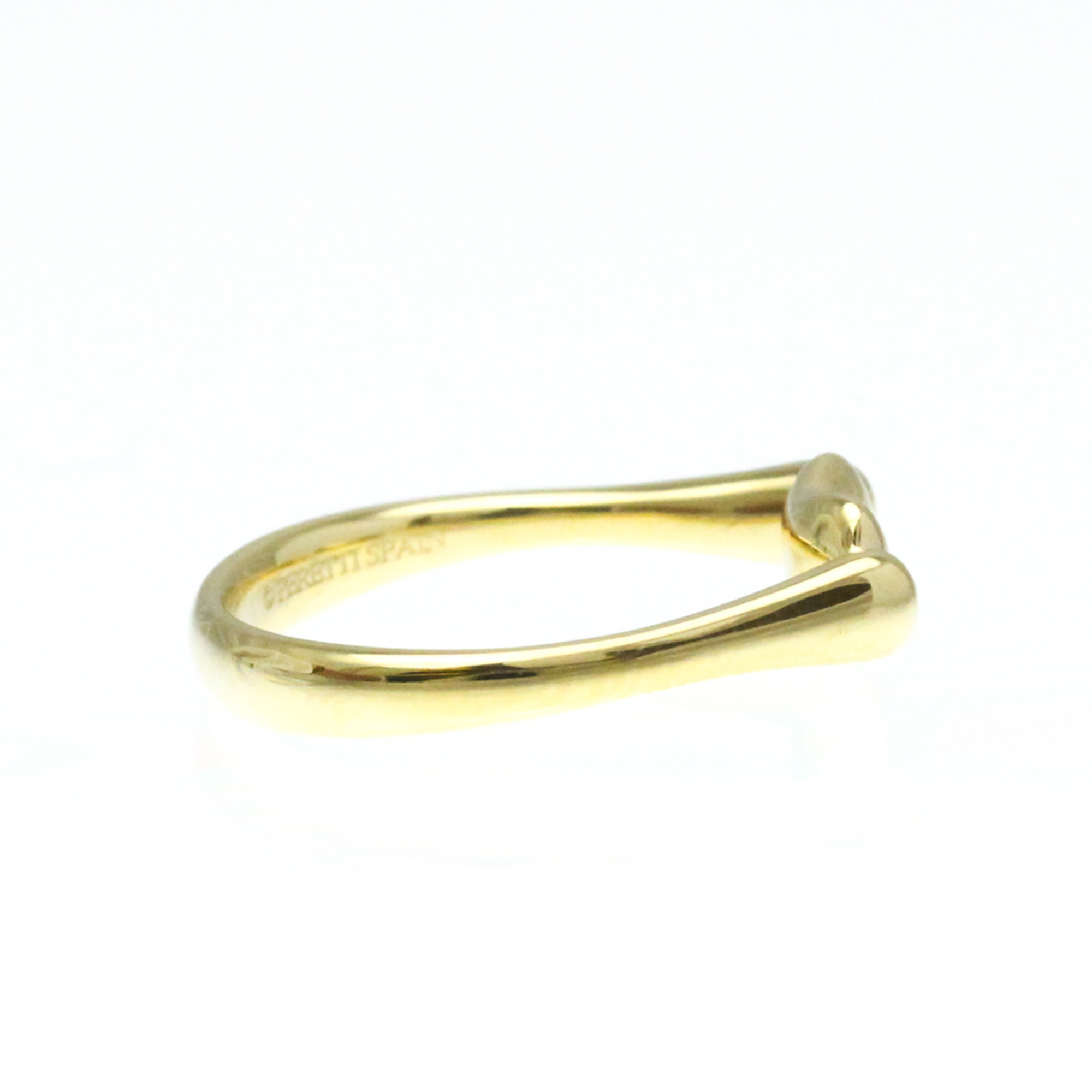 Tiffany Bean Yellow Gold (18K) Fashion No Stone Band Ring Gold