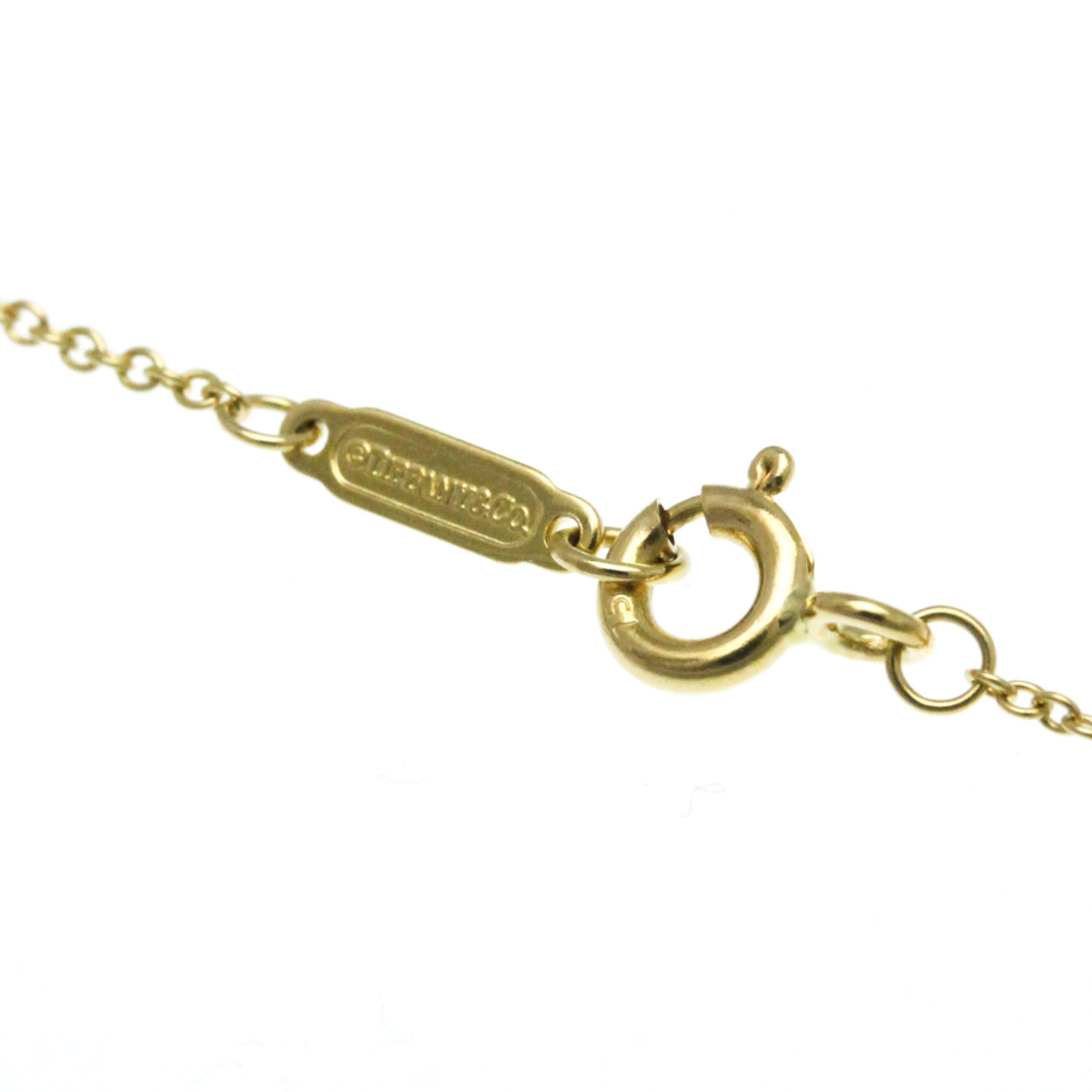 Tiffany Interlocking Necklace Yellow Gold (18K) No Stone Men,Women Fashion Pendant Necklace (Gold)