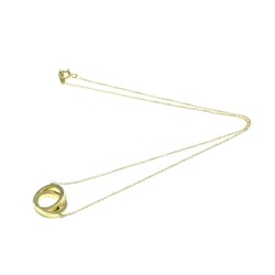 Tiffany Interlocking Necklace Yellow Gold (18K) No Stone Men,Women Fashion Pendant Necklace (Gold)