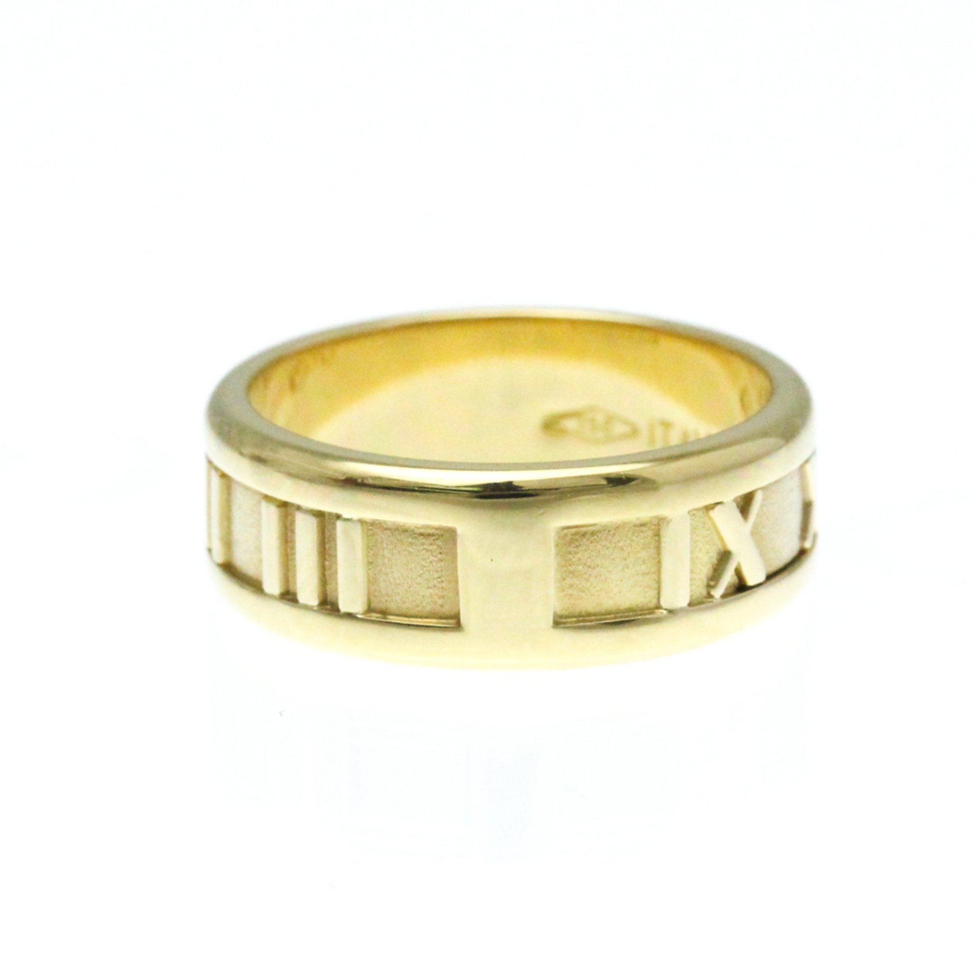 Tiffany Atlas Yellow Gold (18K) Fashion No Stone Band Ring Gold