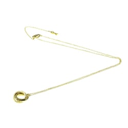 Tiffany Atlas X Closed Interlocking Pendant Yellow Gold (18K) No Stone Men,Women Fashion Pendant Necklace (Gold)