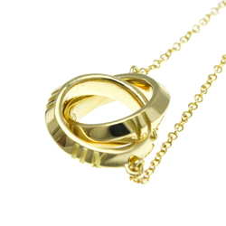 Tiffany Atlas X Closed Interlocking Pendant Yellow Gold (18K) No Stone Men,Women Fashion Pendant Necklace (Gold)