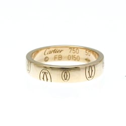 Cartier Happy Birthday Pink Gold (18K) Fashion No Stone Band Ring Pink Gold