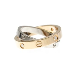 Cartier Love Be Love Ring B4094300 Pink Gold (18K),White Gold (18K) Fashion Diamond Band Ring
