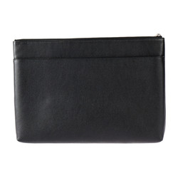 BALENCIAGA Everyday Clutch Bag 640538 Leather Black Wristlet Pouch