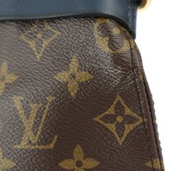 LOUIS VUITTON Louis Vuitton Tuileries Besas Handbag M43441 Monogram Canvas Calf Leather Brown Marine Bordeaux Shoulder Bag