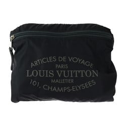 LOUIS VUITTON Louis Vuitton Practical Damier Aventure Boston Bag M97058 Nylon Leather Black Shoulder Foldable Storage