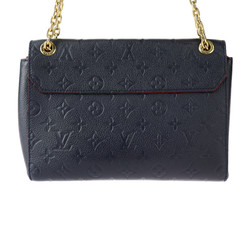 LOUIS VUITTON Louis Vuitton Vavin PM Shoulder Bag M52271 Monogram Empreinte Marine Rouge Flap Chain