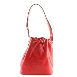 Louis Vuitton Epi Petit Noe Castilian Red M44107 Leather Shoulder Bag Tote for Women