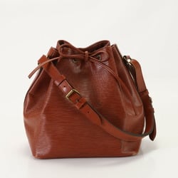 Louis Vuitton Epi Petit Noe M44103 Leather Shoulder Bag Tote Handbag Kenya Brown Women's