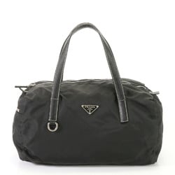 Prada Tessuto Nylon Saffiano Leather Shoulder Bag Tote Handbag Triangle Women's