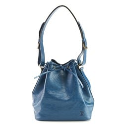 Louis Vuitton Epi Petit Noe Toledo Blue M44105 Leather Shoulder Bag Tote Handbag Women's