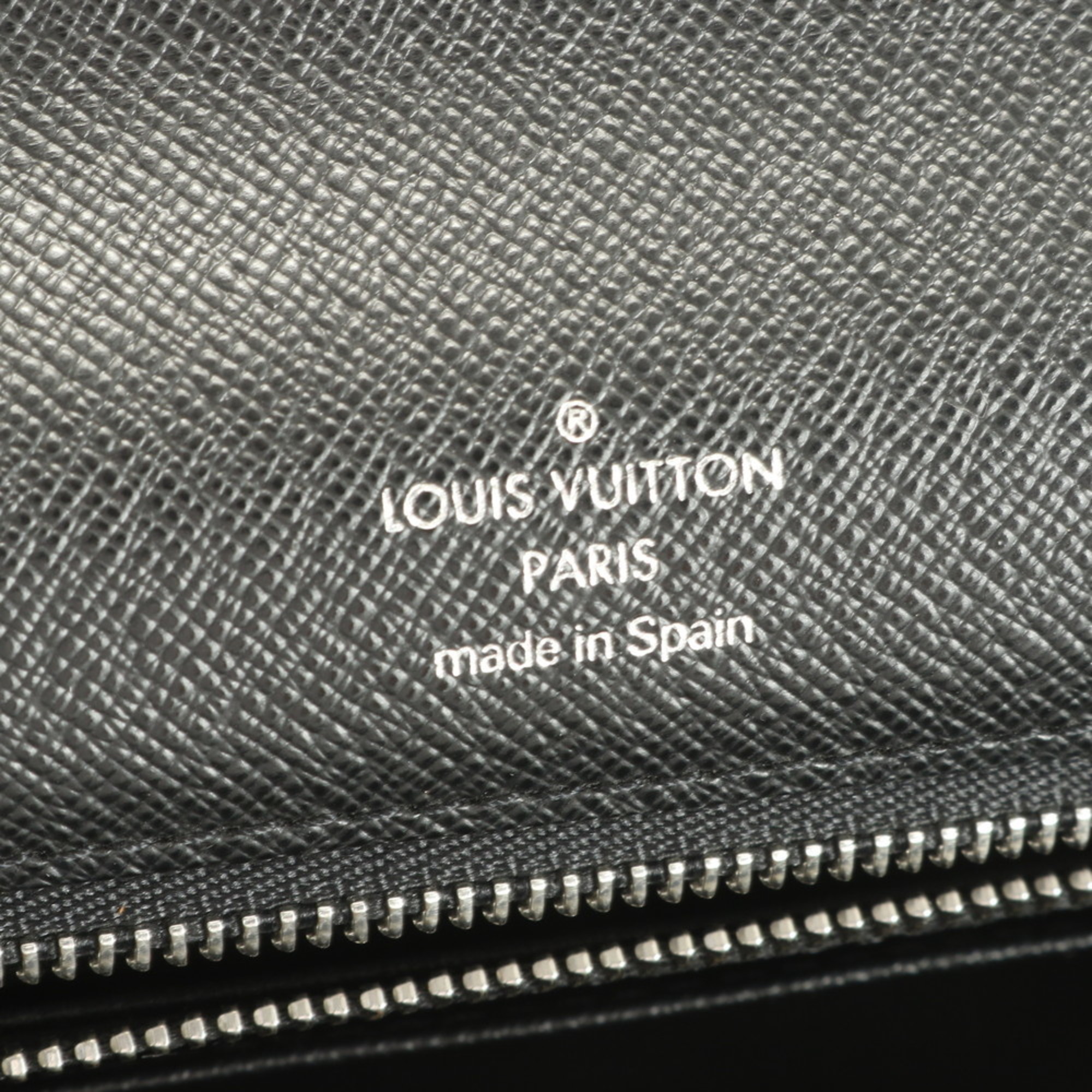 Louis Vuitton Taiga Selenga Aldwaz M30782 Leather Second Bag Clutch Pouch Men's