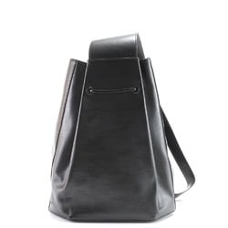 Louis Vuitton Epi Sac Au Noir M80153 Leather Bag Tote Handbag Women's