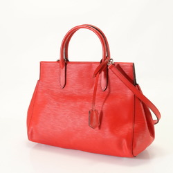 Louis Vuitton Epi Marly MM M9461E Leather Shoulder Bag Tote Handbag Coquelicot Women's