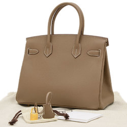 Hermes Birkin 30 Handbag Epson Etoupe W Engraved