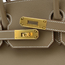 Hermes Birkin 30 Handbag Epson Etoupe W Engraved