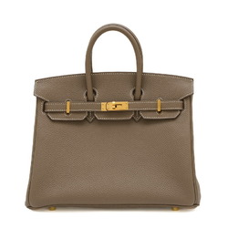 Hermes Birkin 25 Handbag Togo Etoupe C Stamp