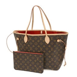 Louis Vuitton Monogram Neverfull MM Tote Bag Cerise M46987