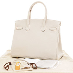 Hermes Birkin 30 Handbag Togo Gripere B Stamp