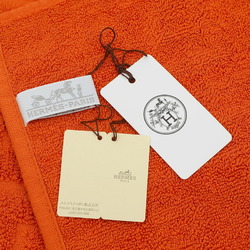 Hermes Stairs Towel Face Orange 100% Cotton