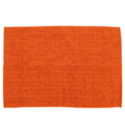 Hermes Stairs Towel Face Orange 100% Cotton