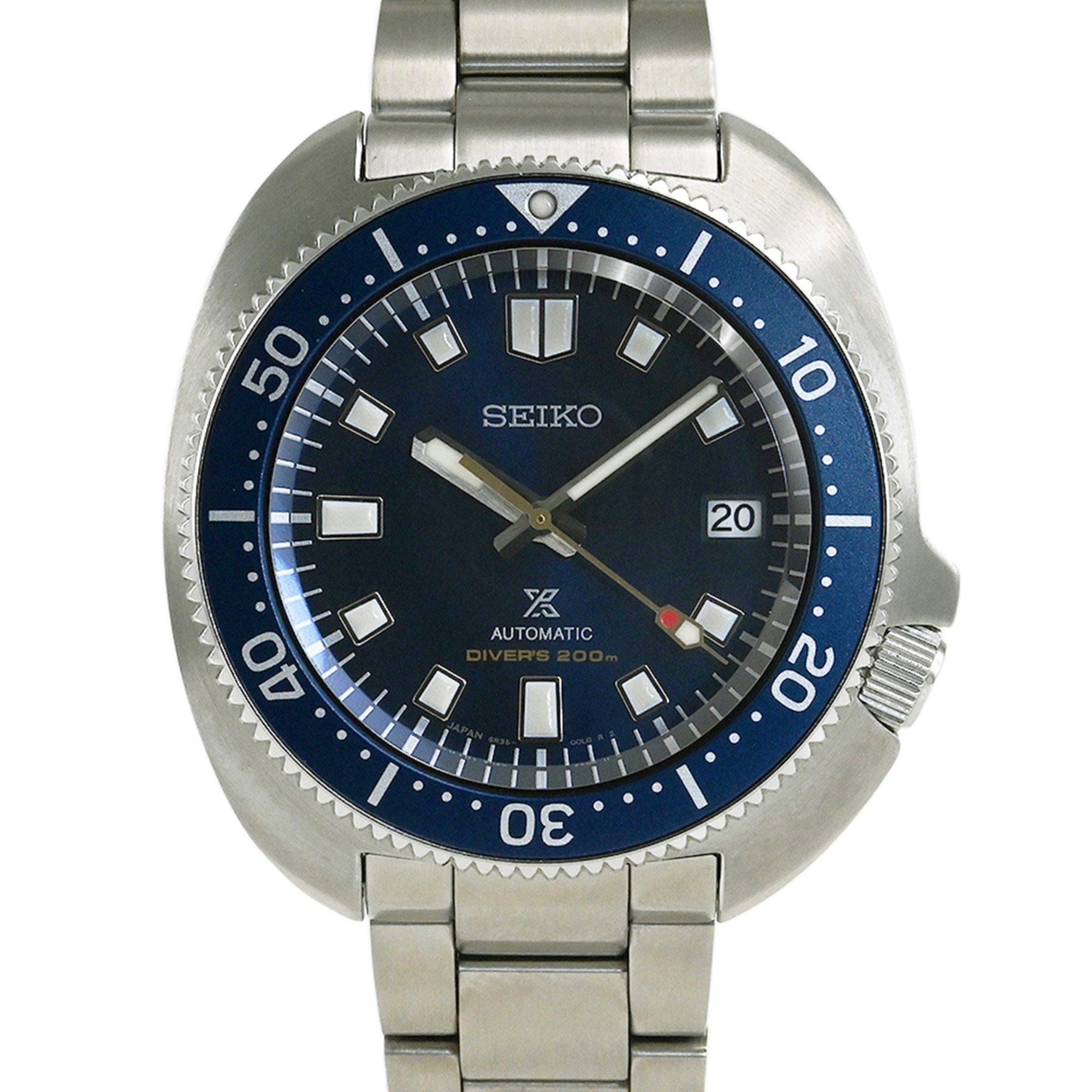 SEIKO Seiko Prospex Divers 55th Anniversary 1970 Mechanical Modern Design Wristwatch Limited Edition 5500 SBDC123