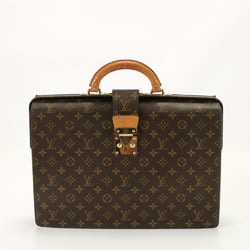 Louis Vuitton Monogram Serviette Fermoir M53305 Leather Canvas Bag for Men