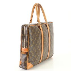 Louis Vuitton Monogram Porte Document Voyage M53361 Leather Bag for Men