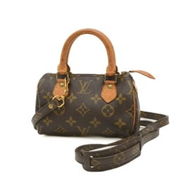 Louis Vuitton Monogram Speedy Handbag M41534 with Shoulder Strap