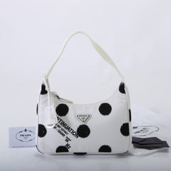 Prada Re-Edition 2000 Re-Nylon 1NE515 Handbag Tote Bag Polka Dot Pattern Women's