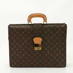 Louis Vuitton Monogram Serviette Fermoir M53305 Leather Bag for Men