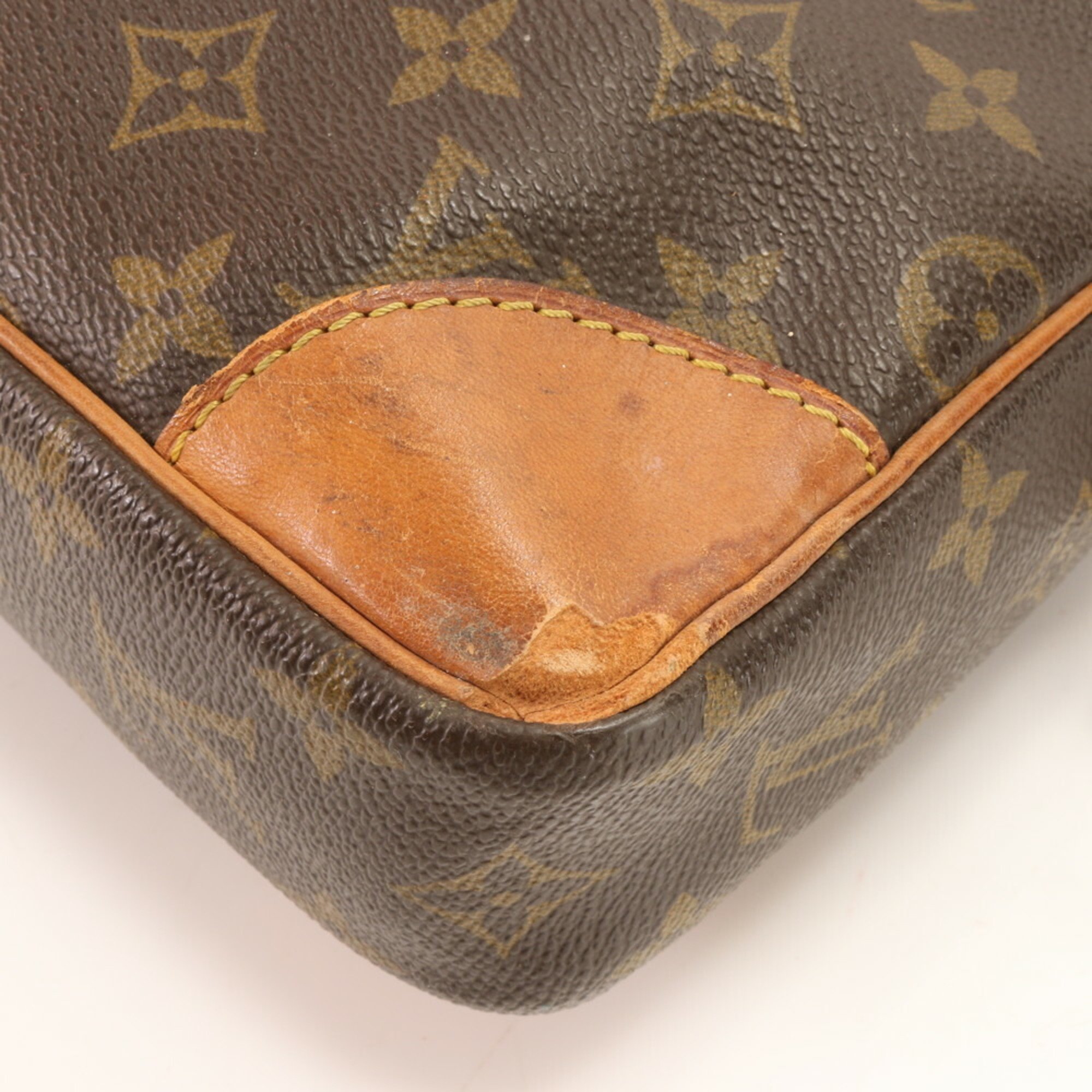 Louis Vuitton Monogram Porte Document Voyage PDV M53361 Leather Bag for Men