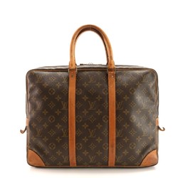 Louis Vuitton Monogram Porte Document Voyage PDV M53361 Leather Bag for Men