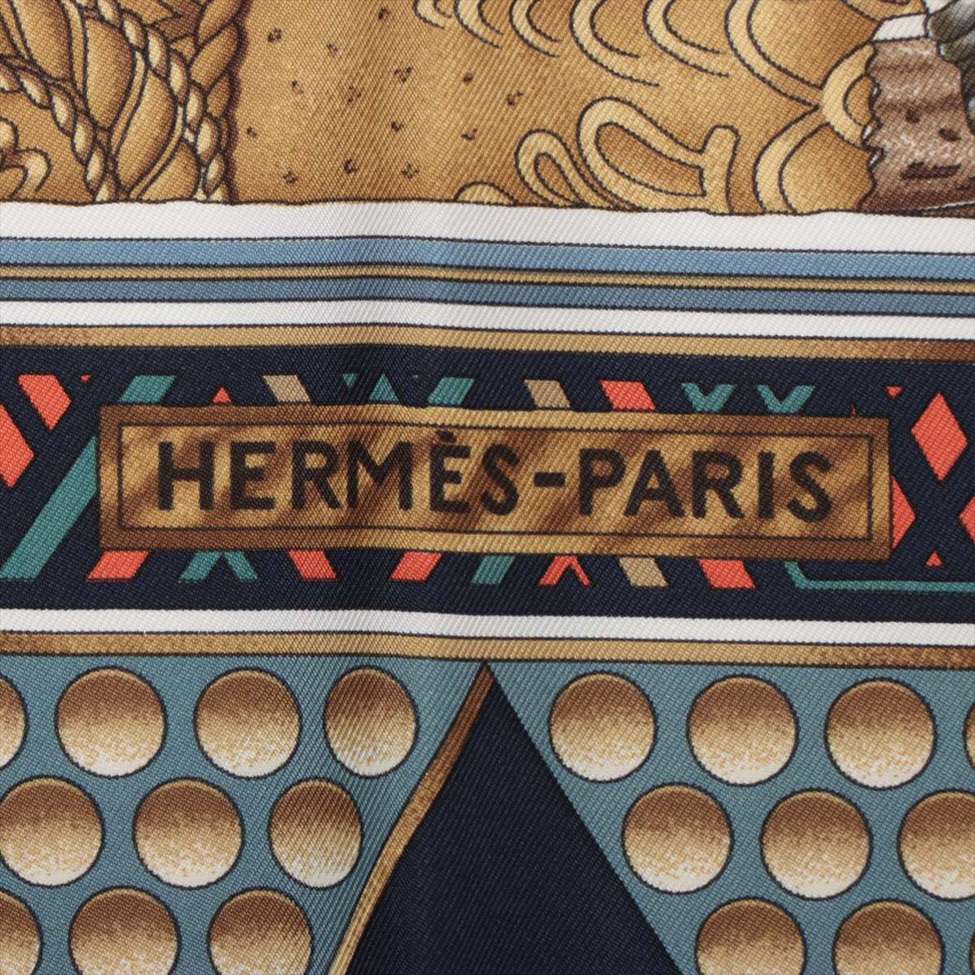 Hermes 2409130607860-4 Women's Silk Scarf Multi-color