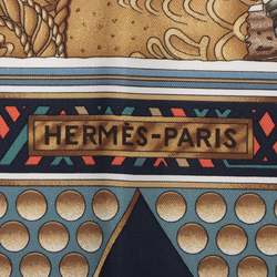 Hermes 2409130607860-4 Women's Silk Scarf Multi-color